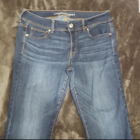 SHORT AMERICAN EAGLE KICKBOOT SUPER STRETCH JEANS - Picture 3 of 8